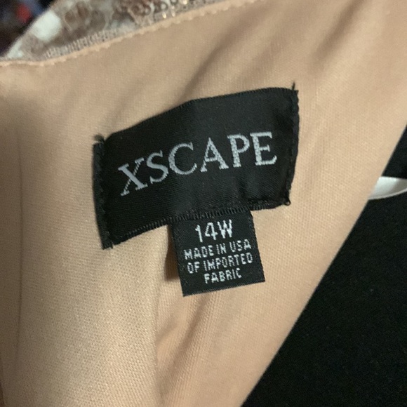 Xscape sequin dress long sleeve 14w - Picture 4 of 5